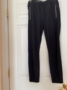 5*CONDITION HIGH FASHION Ivivva by Lululemo PantS Black 14 Zipper Pockets - Picture 1 of 3