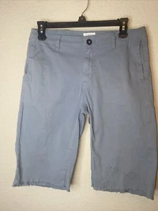 Hudson boys 20 Chino Cut Off Flat Front Shorts Preppy Blue Stretch Jean classic - Picture 1 of 11
