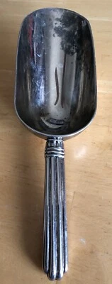 Godinger Silver Plated Ice Scoop 8” High Quality Style Elegance Flatware VTG - Image 1 of 3