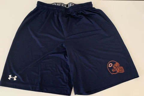 Mens Under Armour Blue Chicago Bears Football Team Shorts Large Cover