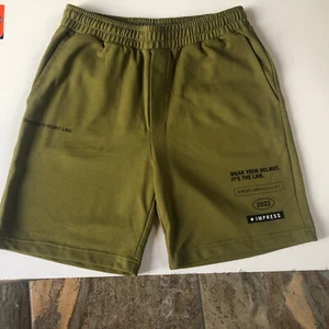 Helmut Lang Herren Shorts grün Logo "wear your Helmut" Größe L - Bild 1 von 9