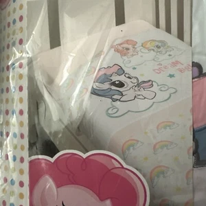 My Little Pony Padded Quilt & 2 Fitted Sheets Playskool Baby Nursery BNWT - Picture 1 of 4