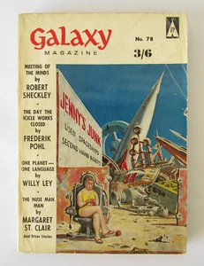 Galaxy Magazine No.78 UK Edition - Sheckley, Ley, Emsh - Picture 1 of 4