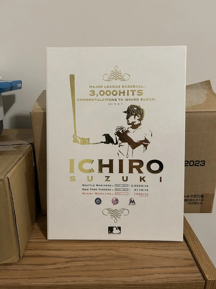 ICHIRO SUZUKI 3000 HITS MEMORIAL BOOK Major League Baseball Official Only In JP - Image 1 of 4
