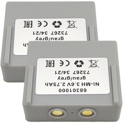 2 x 68301000 Control Remoto Ni-MH Batería Para Hetronic 68300900 3.6V 2750mAh, EE. UU. Foto 1 de 4