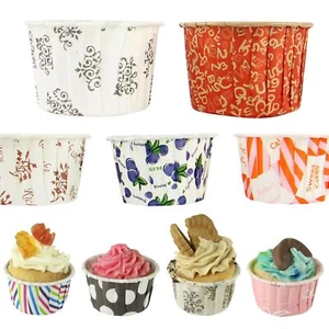 Coloured Grease-Proof Hard Premium Cupcake Cases - 3 Sizes - NO MOULD REQUIRED - Picture 1 of 1