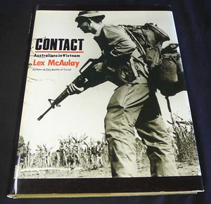 CONTACT - AUSTRALIANS IN VIETNAM - Lex McAuley (HC/DJ 1989) - Picture 1 of 15