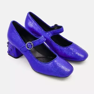 ZAPATOS MARY JANE GEOX Seyla tono joya embellecido tacón bloque 6 - Imagen 1 de 11