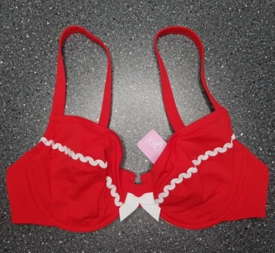 Lise Charmel Antigel La Sporty Retro Bikini BH mit Bügel Ungepolstert Rot