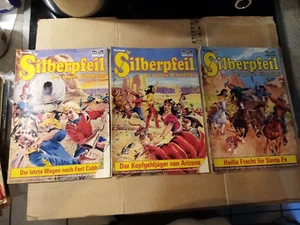 Silberpfeil Hefte - Comics von Bastei - 3 verschiedene Hefte -gebraucht Set 2 - Picture 1 of 1