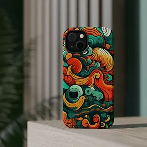 Vibrant Magnetic Tough Cases - Abstract Art Phone Covers, Unique for iPhone - Picture 1 of 74