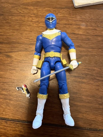 Hasbro Power Rangers Zeo Lightning Collection Blue Ranger Rocky Loose Cover