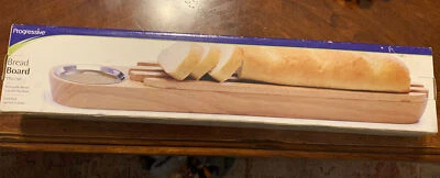 Progressive Bread Board 3 Piece Set Removable Wood Tray And Dip Bowl New - Image 1 of 4