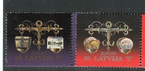EUROPA CEPT - LATVIA LETTONIA 1994 Great Discoveries set - Imagen 1 de 1
