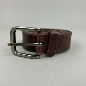 Timberland Men's Leather Jeans Casual Buckle Smart Belt Size L 48" Long Length - Picture 1 of 18