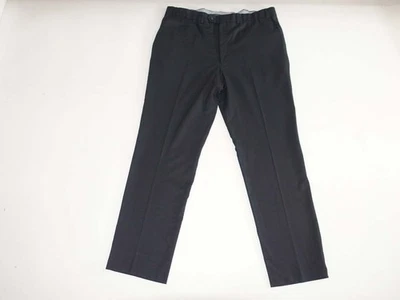 Pantalones de vestir de traje para hombre Hart Schaffner Marx 42 x 33 gris carbón pantalones de lana Foto 1 de 4