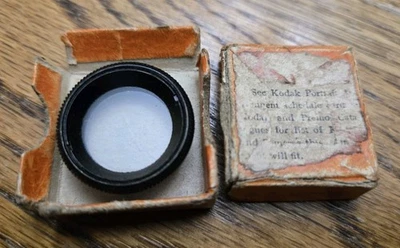 Lente de retrato Kodak #8 de colección en caja original rara cámara artículo de coleccionista” Foto 1 de 4