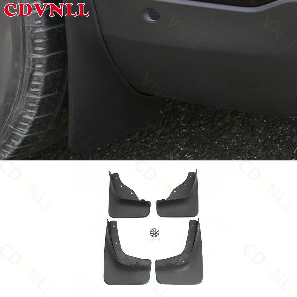 Para Lincoln MKC 2015-2019 Negro Mate Guardabarros Guardabarros Guardabarros Cubierta 4 Piezas Foto 1 de 4