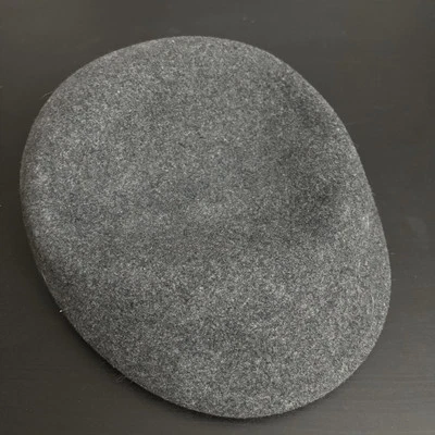 Lana Pendleton 100 % pura lana virgen cabbie heno gris carbón pequeña Foto 1 de 4