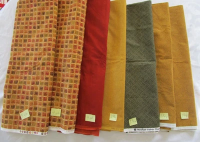 Kit de edredón tela LOTE - MODA, BENARTEX, GALLO ROJO+, 7 CORTES, 19,5 YARDAS, 2 EDREDONES Foto 1 de 4