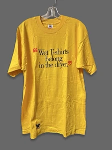 Vintage 90s Virginia Slims Cigarettes Promo Single Stitch Wet T-Shirt XL - Bild 1 von 7