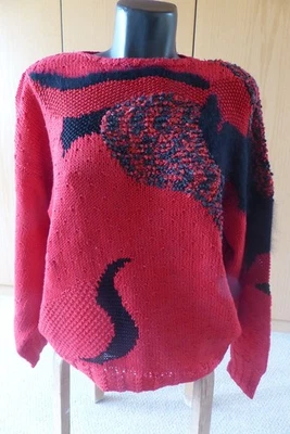 DAMEN Pullover - Unikat - Selbstgestrickt - Größe siehe Beschreibung - - Bild 1 von 4
