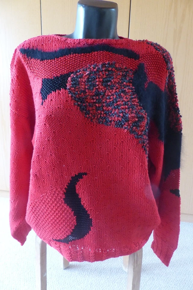 DAMEN Pullover - Unikat - Selbstgestrickt - Größe siehe Beschreibung - - Bild 1 von 4