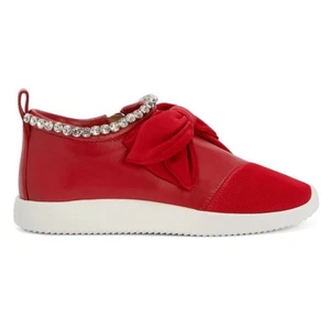 Giuseppe Zanotti rote Schleife Sneakers mit Swarovski-Kristallen 36,5 785 $ - Bild 1 von 11