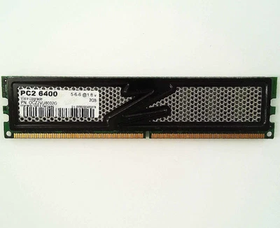 OCZ 🔧2GB x2 DDR2-800 (PC2-6400) Desktop Memory Modules 🟥 ☆ - Image 1 of 2