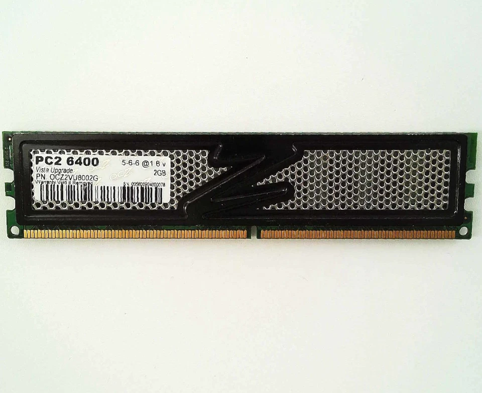 OCZ 🔧2GB x2 DDR2-800 (PC2-6400) Desktop Memory Modules 🟥 ☆ - Image 1 of 2