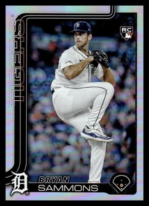 2025 Topps Update Rainbow Foil US198 Bryan Sammons, Detroit Tigers RC - Picture 1 of 2