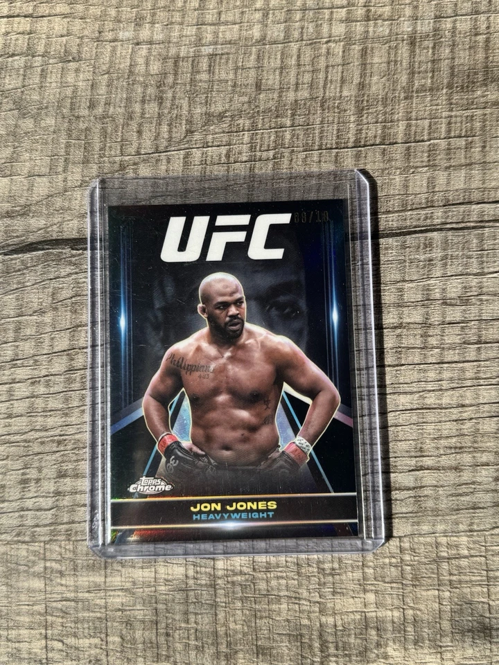 Jon Jones 2024 Topps Chrome Super Giant Black 8/10 UFC - SSP - Image 1 of 1