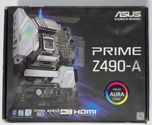 Placa madre Intel ATX 10ª/11ª generación ASUS Prime Z490-A DDR4 LGA 1200 Socket - Imagen 1 de 4