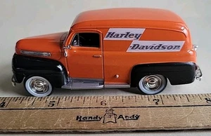 Harley Davidson 1948 Ford Panel Truck 1/48th Use W/lionel O Gauge "Custom Made" - Picture 1 of 4