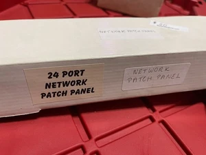 24 Port Network Patch Panel - New in Box. Rack Mountable - P99 - Picture 1 of 1