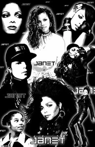JANET JACKSON 11x17 "Black Light" Poster - Picture 1 of 1