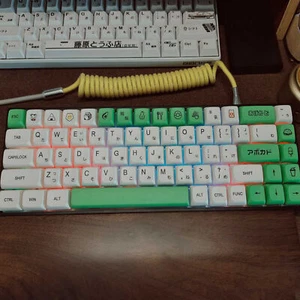 PBT Sublimation XDA Height Avocado 137-key Mechanical Keyboard Keycap Keycaps - Picture 1 of 9
