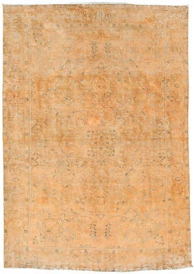 Alfombra oriental antigua vintage floral envejecida alfombra clásica de granja 6'4X9 pies Foto 1 de 4