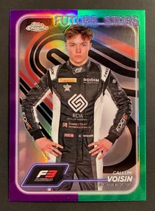2024 Topps Chrome Formula 1 #70 | Callum Voisin | Rodin F3; Purple / Green Refr. - Bild 1 von 2
