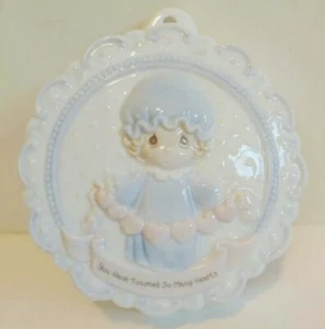 Vintage Enesco Precious Moments You Have Touched So Many Hearts Wall Hanging - Picture 1 of 4