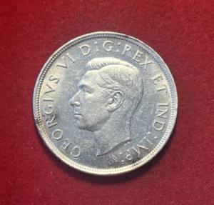 Canada 1939 Dollar UNC Silver Coin KM#38 T4494 - Picture 1 of 2