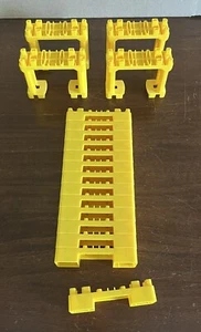 Tomy Thomas Train Compatible Yellow Bridge Pier Risers Stackable Blocks 18 Pcs - Picture 1 of 5