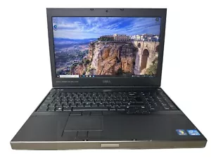 Dell Laptop Precision M4700 15.6" Radeon HD 7700M i7-3520M 256 SSD 8GB RAM READ - Picture 1 of 22