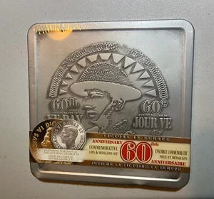 2005 Canada 60th Anniversary Of VE Day Silver Nickel And Bronze Medal Set - Bild 1 von 4