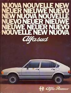 Alfa Romeo Alfasud 1980 mercato italiano kit stampa originale brochure - Foto 1 di 2