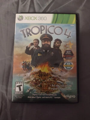 Tropico 4 (Microsoft Xbox 360, 2011, Black Case, No Instruction Booklet) - Image 1 of 2