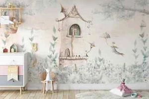 Märchenprinzessin Tapete abziehen und kleben Mädchen Kinderzimmer Wanddeko Ki... - Bild 1 von 6