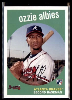 2018 Topps Archives Ozzie Albies RC Atlanta Braves #18 - Image 1 of 2