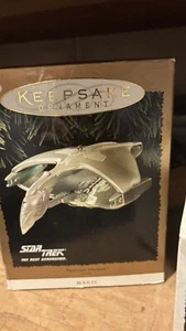 1995 Hallmark Keepsake Ornament Star Trek Romulan Warbird Light Magic Series Xma - Foto 1 di 1