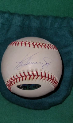 KEN GRIFFEY JR.  AUTOGRAPHED  MAJOR LEAGUE BASEBALL UDA AUTHENTICATED - Image 1 of 4